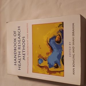 Handbook of Health Research Methods: Investigation, Measurement and Analysis